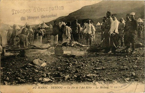 Cpa maroc debdou - maroc, fete