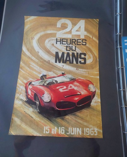 Affiche 24h mans - affiche, 1963