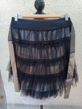 SEPIA jupe tulle noire T 36 "superbe" 