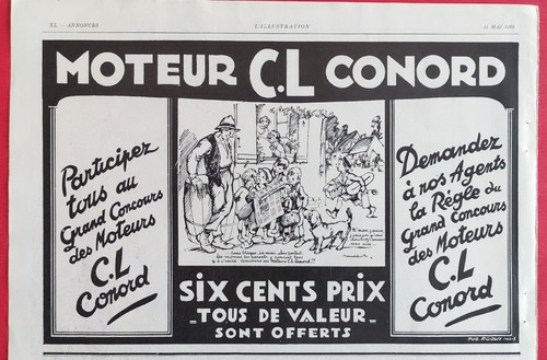 Publicité presse 1929