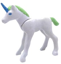 PLAYMOBIL Jeune Licorne Blanche Verte Bleu 4008 4338 4692 5873