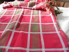 ANCIENNE NAPPE ROUGE VERTE