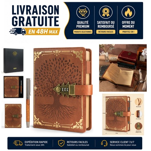 Journal intime verrouillable - journal,
