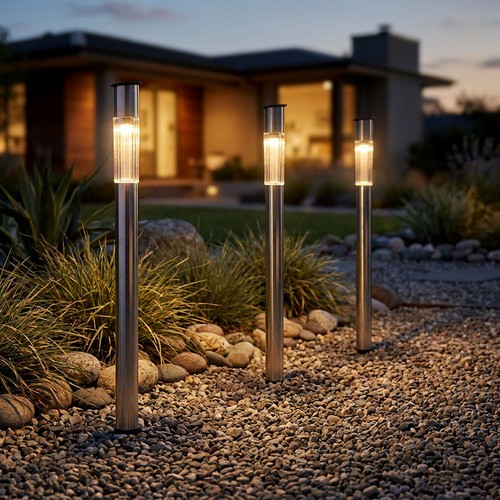 Borne lumineuse lampe solaire - borne,