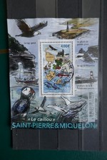 SPM/SAINT PIERRE ET MIQUELON - USED BLOCK "LE CAILLOU"