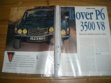 GROS PLAN...............ROVER P6 3500 V8......................