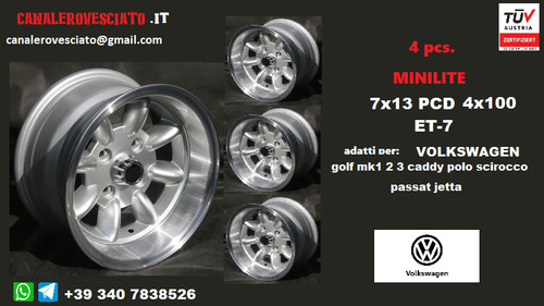 Jantes minilite 4x100 - jantes,