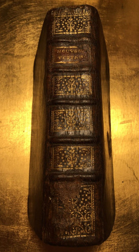 1738 bible nouveau testament - bible,