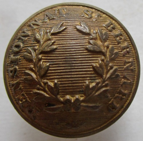 Bouton bombé métal doré - bombé,