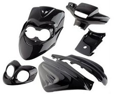 Carosserie coque carenage Booster Next NG Noir 6 pieces Nouveau Modèle Noir