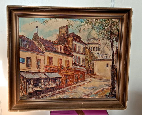 Ancien grand tableau - grand,