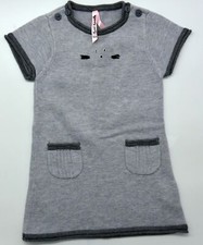 Original Tricot Robe De Cadet Rousselle Taille 18M 80 86 Angora Part