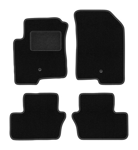 Tapis sol velours noir - tapis,