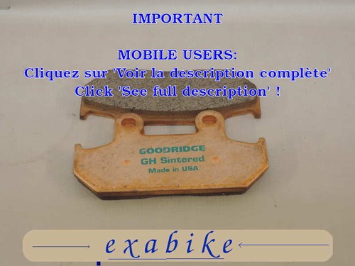 Plaquettes frein avant pour - de,
