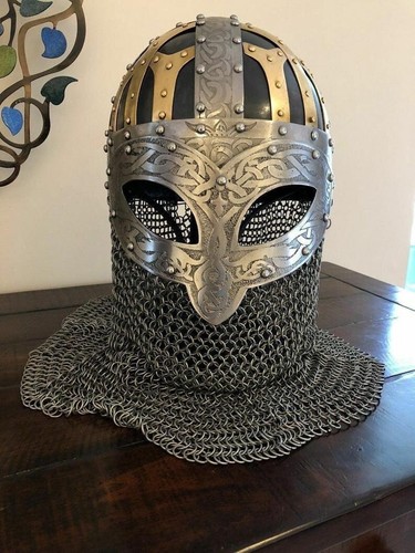 Casque viking chainmail - viking,