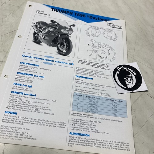 Triumph 900 daytona t595 - 900,