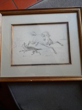 tableau Dessin Animalier Signé E.costas