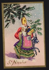 REF AF NOEL II -65- ST NICOLAS carte postale ancienne -éditeur IDA PARIS