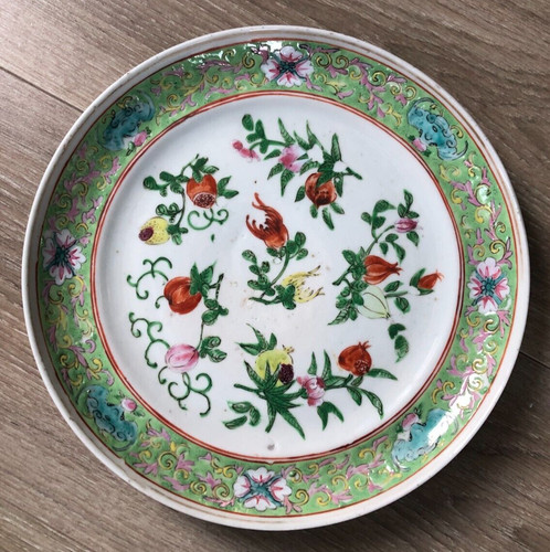 Ancienne assiette porcelaine - assiette,