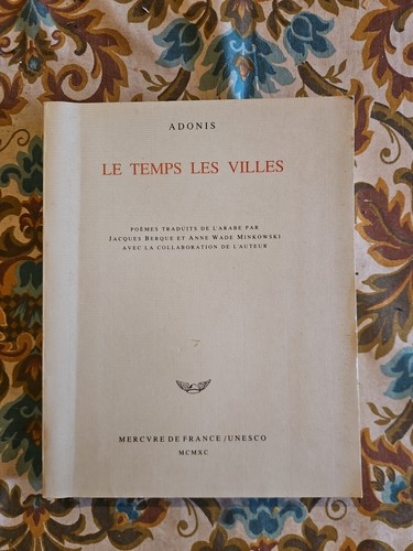 Adonis temps les - -, le