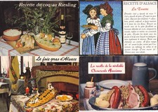 Lot de 4 cartes postales