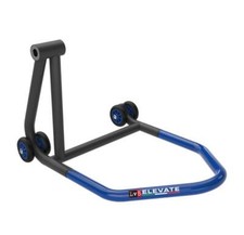 Lève moto/béquille atelier arrière mono bras - noir/bleu (livré en boite) LV8