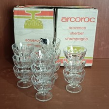 12 Coupes À Champagne En Verre Arcoroc Dans Carton D'origine,Coupes À Glaces 