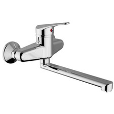 Schläfer | Mitigeur de robinet mural pour évier de cuisine baril pivotant