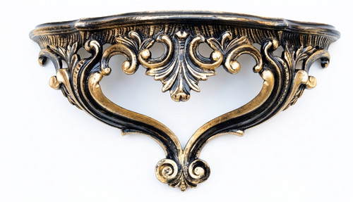 Console murale noir baroque - console,
