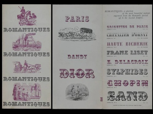 Romantiques typographie 1960 - romantiques,,