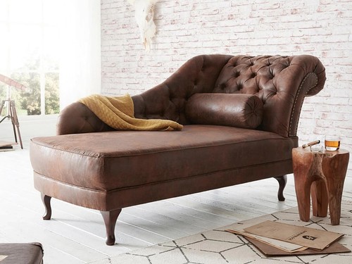 Grand canapé vintage - vintage, cuir