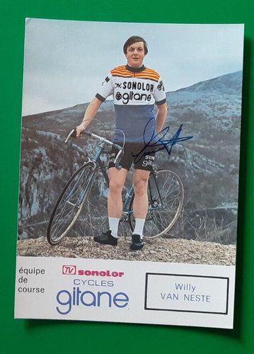 Cyclisme carte cycliste willy - carte,