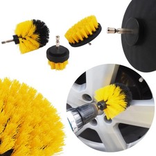 Kit de 3 brosses pour perceuse - jantes salle de bain carrelage cuisine...
