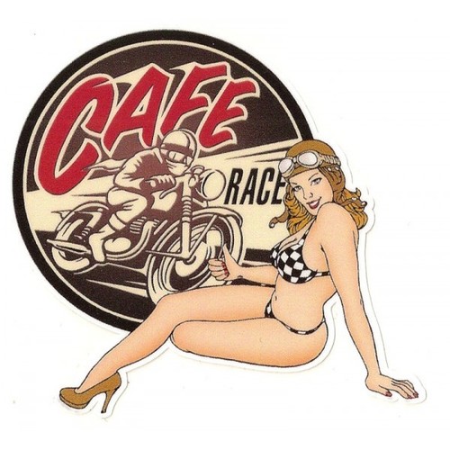 Cafe racer left pin gauche - cafe, up