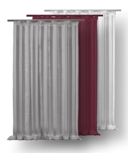 Voile rideau ruban curling - voile,