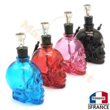 Narguilé chicha en forme de tête crane de mort en verre 