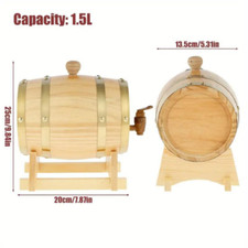 Tonneau en Bois de Pin 1,5L
