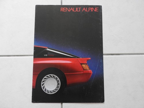Depliant alpine renault gt - depliant,