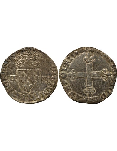 France henri iii 4 - iii, 1/4