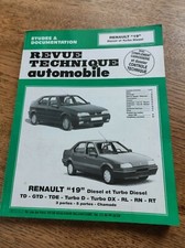 REVUE TECHNIQUE AUTOMOBILE D OCCASION RENAULT 19 DIESEL ET TURBO DIESEL BON ETAT