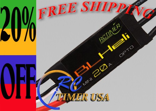 Rctimer mini 20a esc opto - mini,