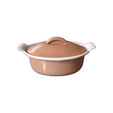 Terrine en fonte emaillée.iron. Descoware Idem Le Creuset .1960 Belgique. Neuve 