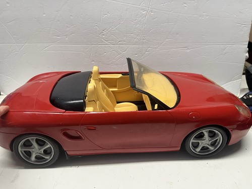 Barbie porsche boxter red - barbie,