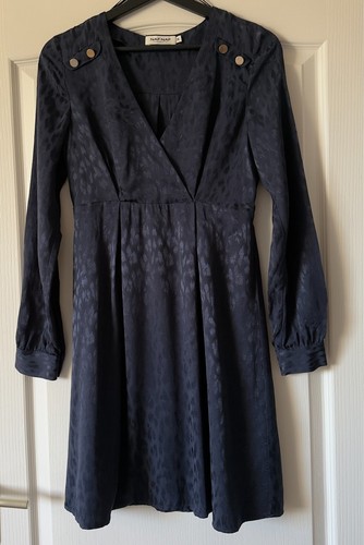 Robe bleu manches - bleu,