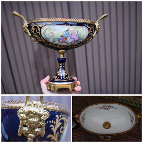 French sevres style porcelain