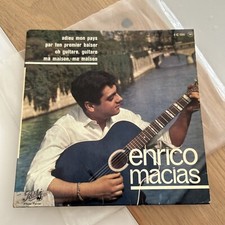 Enrico Macias: Adieu Mon Pays [Vinyle 45 Tours 7" EP] 1962