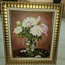 Vintage Still Life Oil