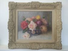 Paul Seston (1905-1985) Still Life Painting Flower Beautiful Frame Listed Artist