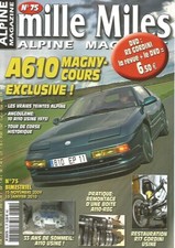 MILLE MILES N°75 A 610 MAGNY-COURT / RESTAURATION R17 GORDINI USINE / BOITE A110