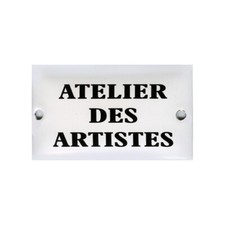 Plaque émaillée humoristique